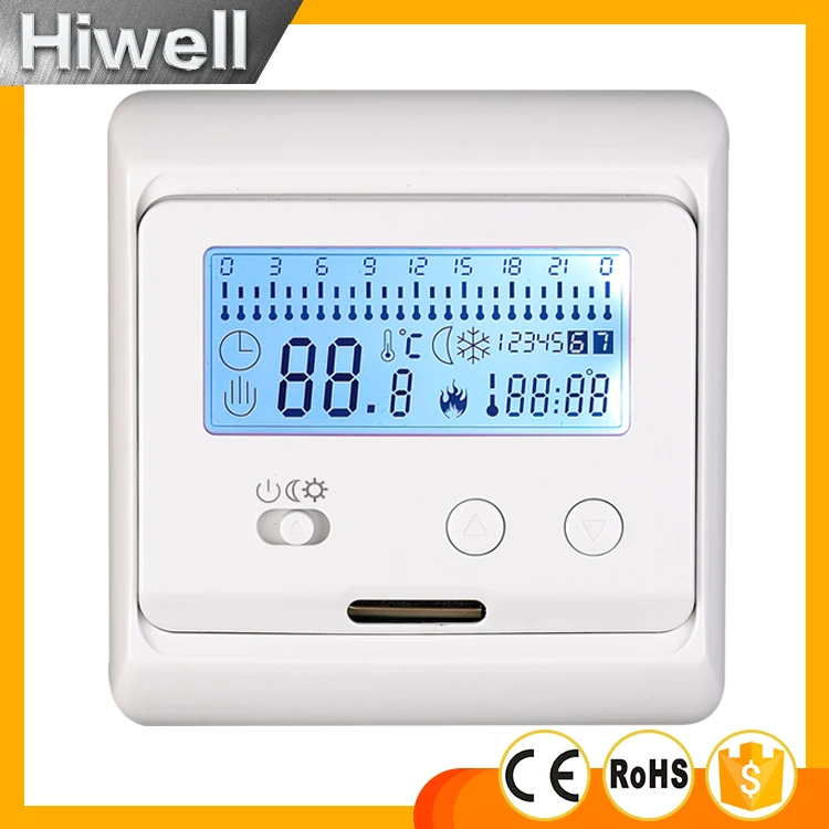 

non programmable thermostat simple thermostat LCD thermostat for floor heating CE ROHS 16A SWITCH