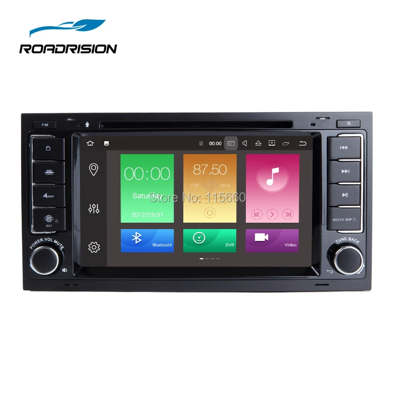 RoadRision 2 din 7 inch Car DVD Player for VW Volkswagen Touareg