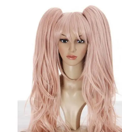 

New Coming ! Danganronpa Junko Enoshima Pink Cosplay Wig Party Wig AAAAAAAA Free shipping