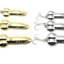 Ни один рыболовные Крючки приманки металла приманки ВЧ Рыболовный крючок аксессуары рыболовный крючок 10 г/15 г/20 г золотой /серебристый цвет