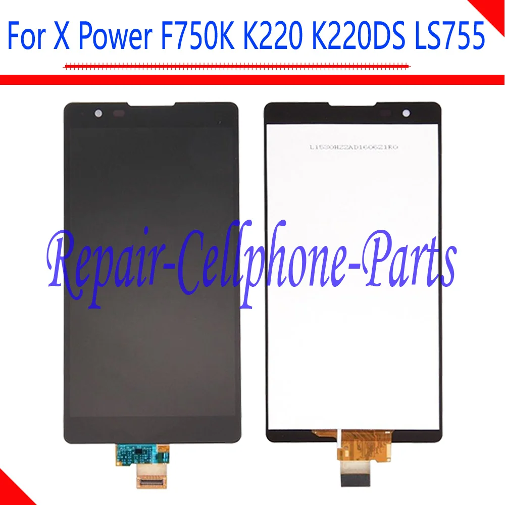 

5.3 inch New Black Full LCD display + Touch Screen Digitizer Assembly For LG X Power LG-F750K F750K K220 K220DS LS755