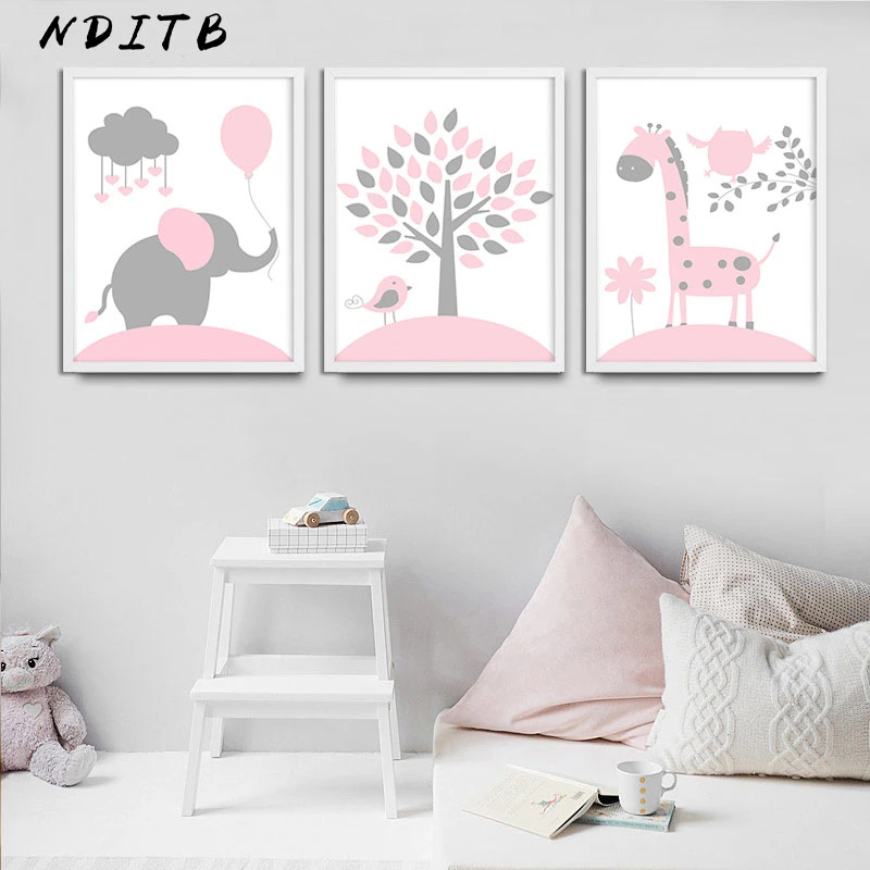 baby girl wall prints