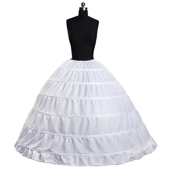 

Doragrace Women's Crinoline Hoop Petticoats Skirt Slips Floor Length Underskirt for Ball Gown Wedding Dress