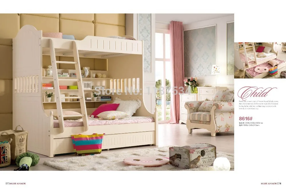 8616 Home furniture bedroom furniture princess bed wooden factory price