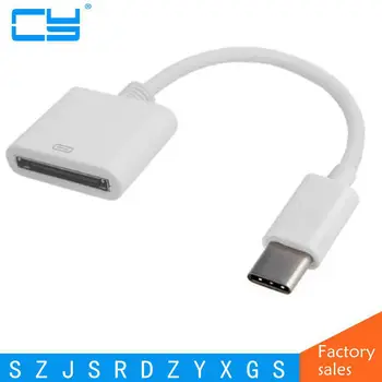 

10cm Dock 30Pin Female to USB-C USB 3.1 Type C Male Cable iHome for Xiaomi 4c Onplus2 NEXUS 5X 6P Free Shipping