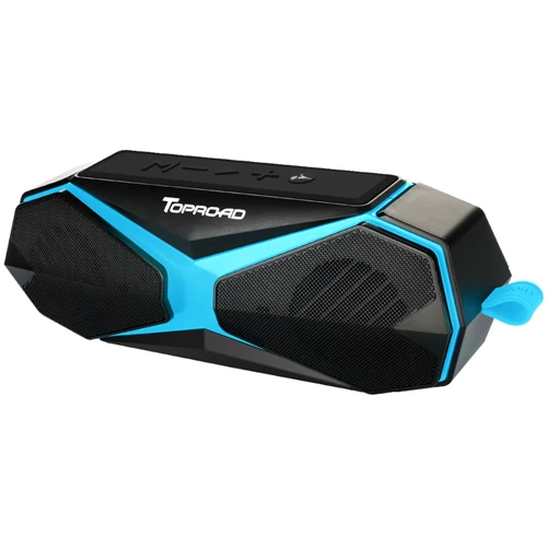 TOPROAD IPx7 водонепроницаемый Bluetooth динамик, противомоскитная защита, открытый динамик s, беспроводной стерео басовый музыкальный плеер, поддержка TF AUX - Цвет: blue speaker