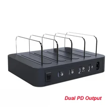 45 Вт Dual usb PD быстрая зарядная станция QC3.0 быстрый адаптер для зарядки держатель для iPhone 11 Pro XS MAX XR SAMSUNG Note 10+ 9 S9