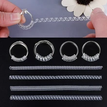 4 Uds Vintage anillo en espiral tamaño ajustador protector tensor reductor redimensionamiento herramientas piezas de joyería para anillo más grande