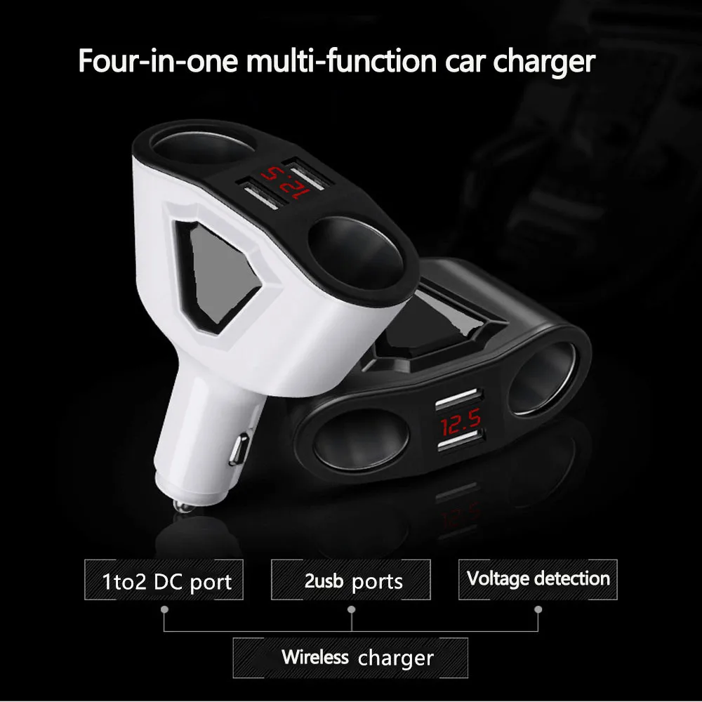 Мини Лидер продаж 3.1A автомобиля Зарядное устройство для мобильного телефона Портативный 5V авто-Зарядное устройство зажигалка Адаптер для авто-Стайлинг Авто A