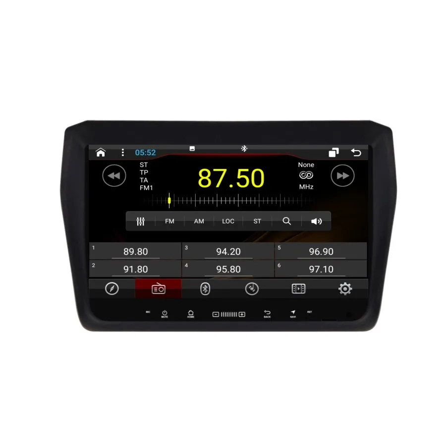 Perfect OTOJETA DSP stereo carplay android 8.1.2 car radio for 2017 Suzuki SWIFT Gps navigation ips screen video player tape recorder 1