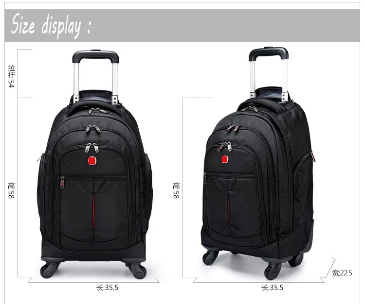 Модная многофункциональная мужская деловая скалка для багажа посадочная коробка компьютер vs дорожная сумка с колесиками студенческий чемодан сундук рюкзак