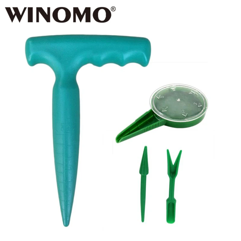WINOMO Gardening Seedling Tools Plastic Seeds Widger Seedlings Dibber
