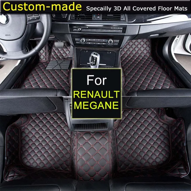 Car Floor Mats for Renault Megane Car styling Foot Rugs Carpets Custom