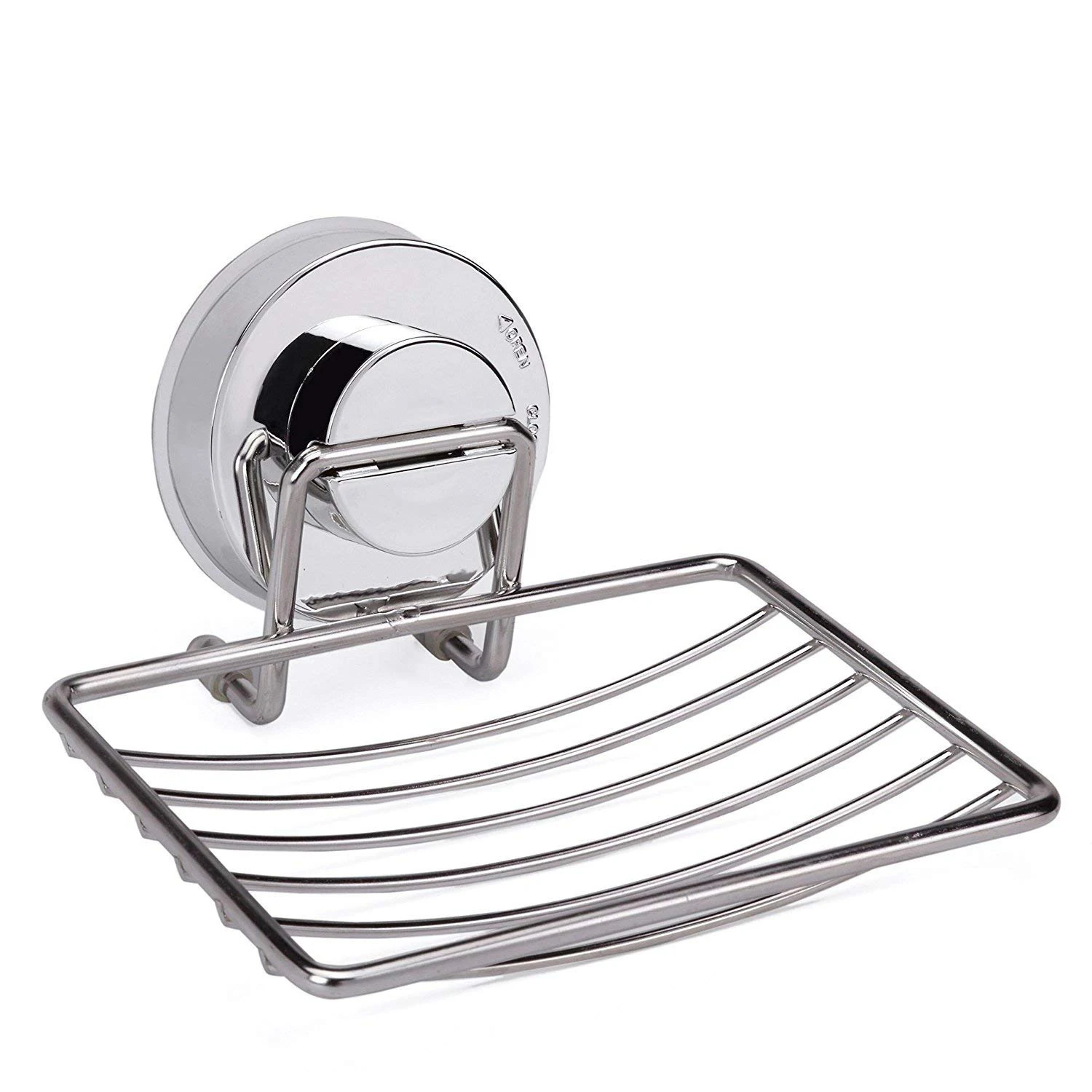 

Suction Soap Dish Holder for Shower Bathroom Tub and Kitchen Sink 304 Stainless Steel Bar Sponge Organizer Saver Adhesive Tray