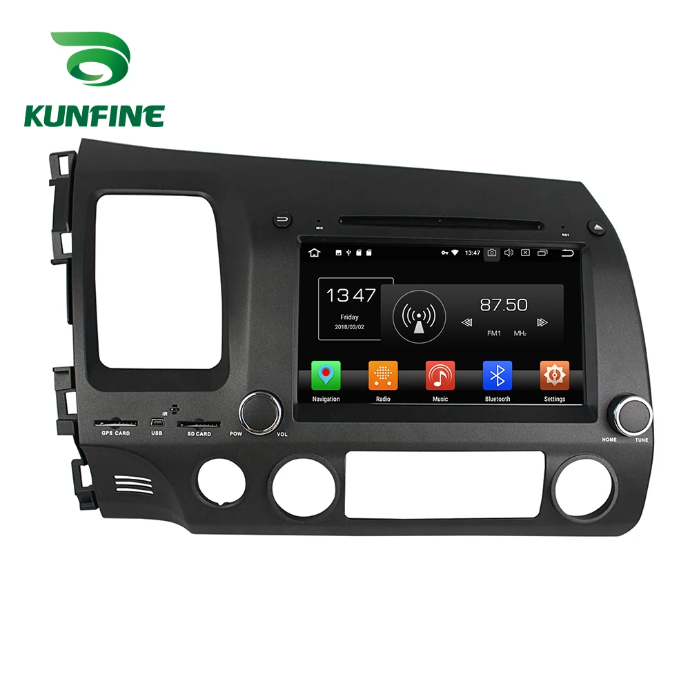 

Octa Core 4GB RAM Android 8.0 Car DVD GPS Navigation Multimedia Player Stereo for Civic 2006-2011 Left Hand Driver Radio