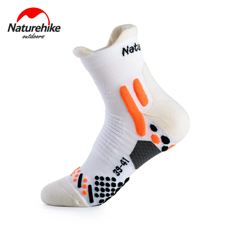 Naturehike носки для спорта на открытом воздухе быстросохнущие дышащие носки для велоспорта и бега для мужчин и женщин - Цвет: White Women