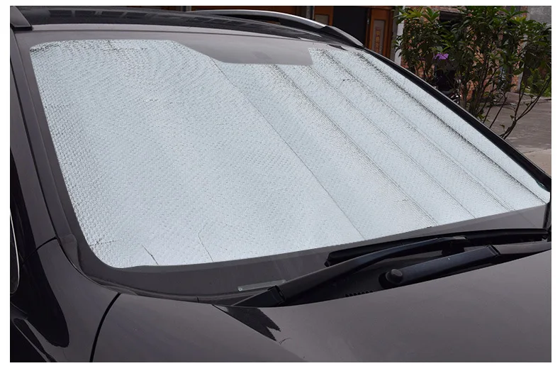 

60x120cm Car foldable reflective shade Auto Windshield Sunshade Sun Shade Windshield Visor Dashboard Cover Block Heat Reflective