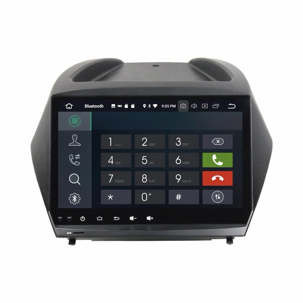 Автомагнитола 9 дюймов Восьмиядерный процессор Android 9.0 DVD плеер с GPS для hyundai IX35 tucson