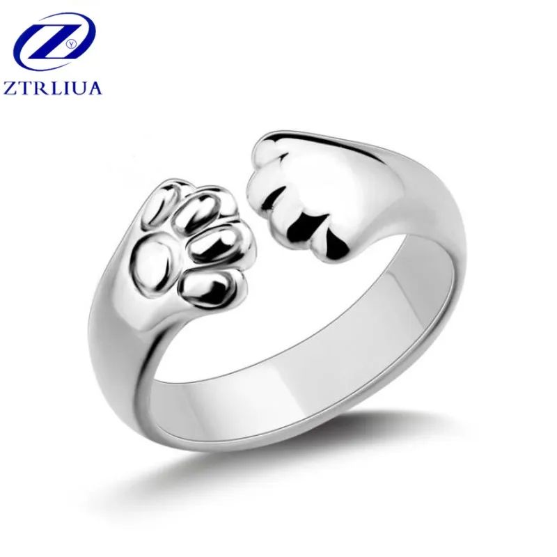 Кольцо Открытое из серебра 925 пробы с животным|open ring|fashion ringsring fashion |