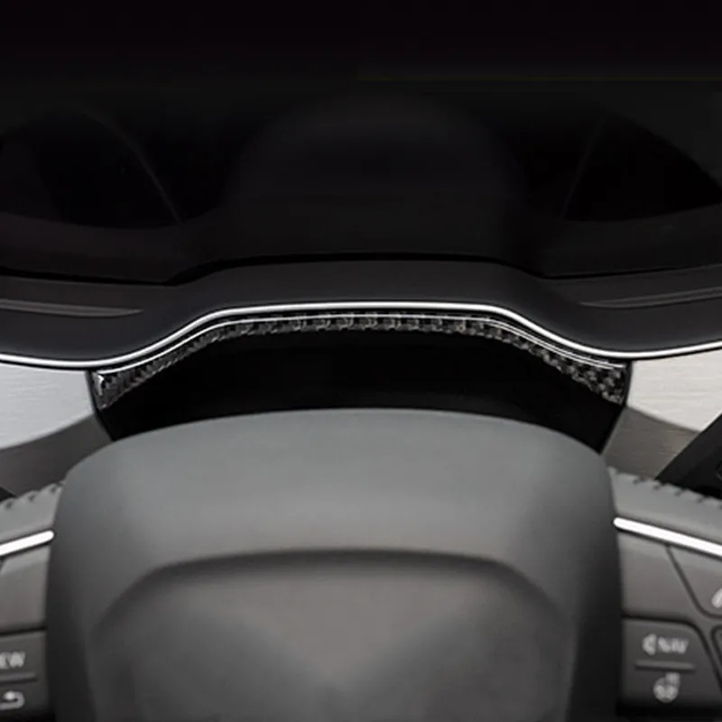 Автомобильный Стайлинг из углеродного волокна, рамка радиатора, декоративная крышка, наклейка, Накладка для Audi Q7-19, аксессуары для интерьера