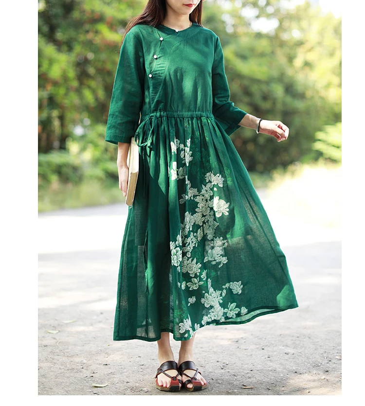 green floral dress (7)