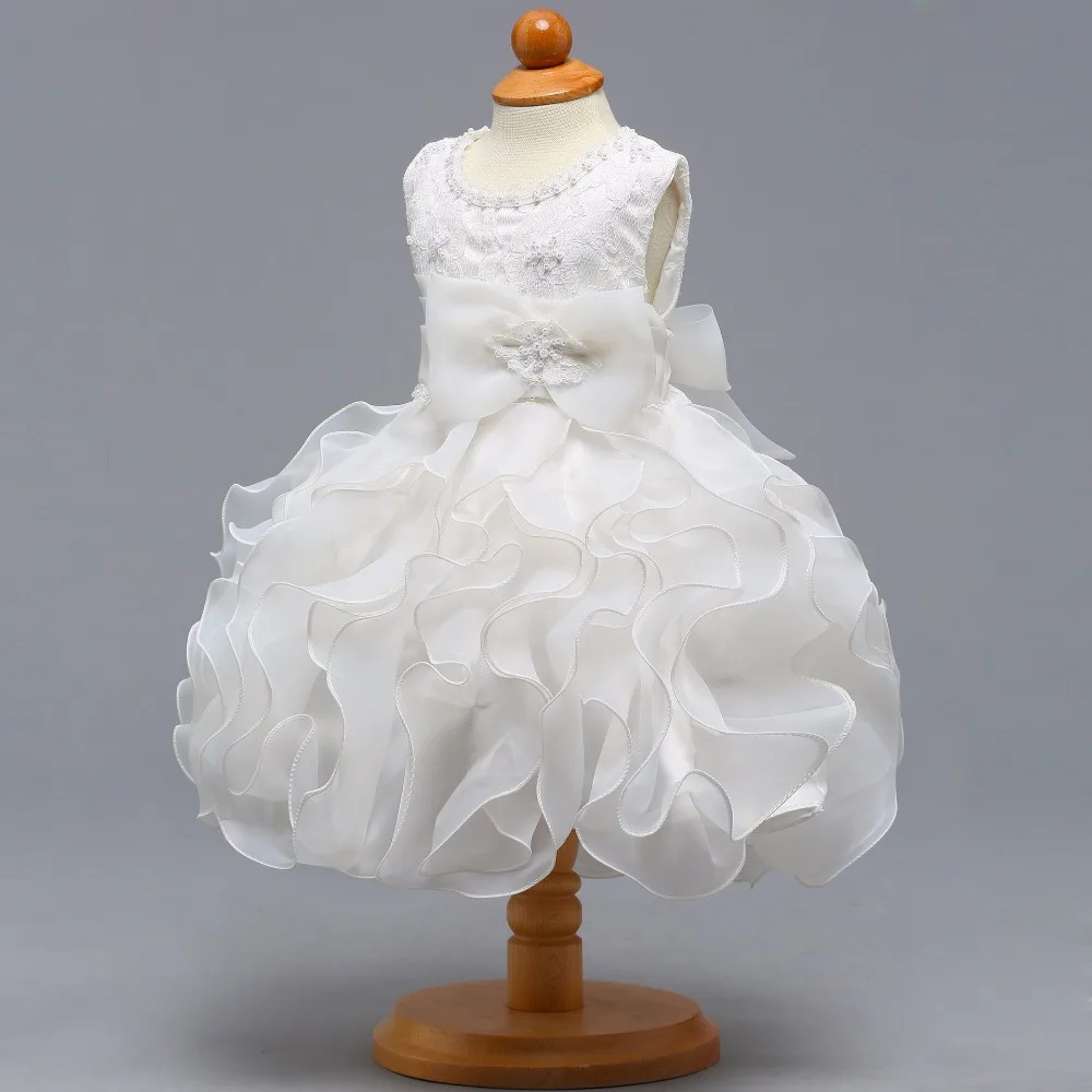 

Flower Girl Dresses for Weddings Ball Gown Scoop Tulle Appliques Beaded First Communion Dresses For Little Girls