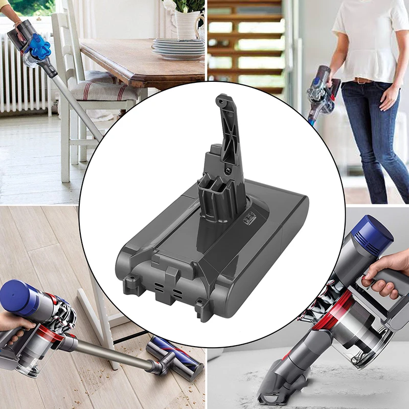 3000 мАч/3500 мА/ч, 21,6 V перезаряжаемый инструмент Батарея для Dyson v8 литийионный Аккумулятор для Батарея для Dyson V8 абсолютная 214730-01 Пышная юбка