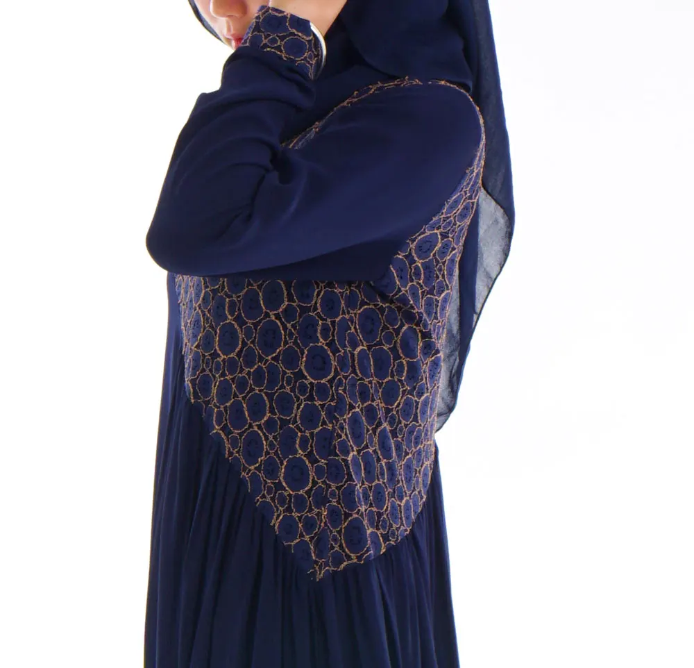 Мода мусульманский кружевное платье одежда женщин мусульманских стран для Для женщин джилбаба Djellaba халат мусульманин турецкий Baju халат кимоно кафтан 06
