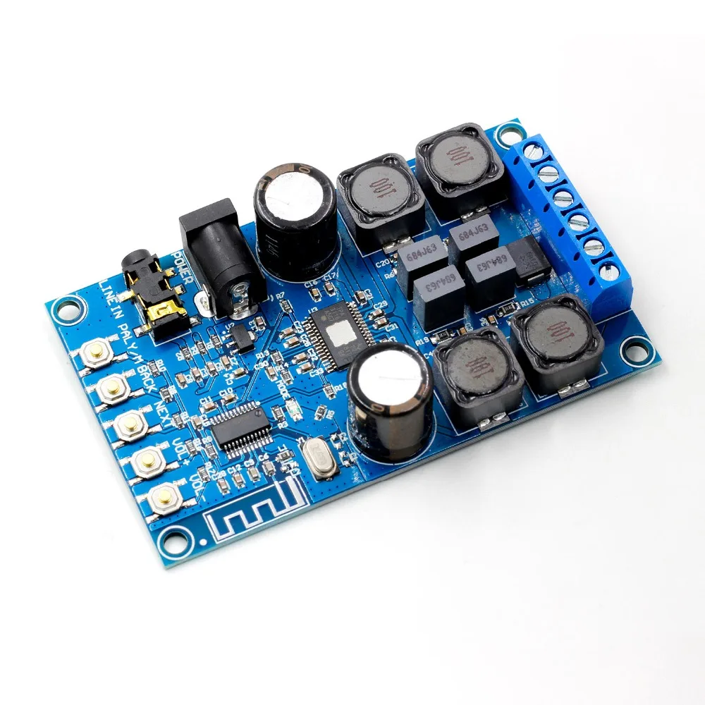 TPA3116 50 Вт + 2 0 аудио Беспроводная Bluetooth стерео цифровая плата усилителя мощности с
