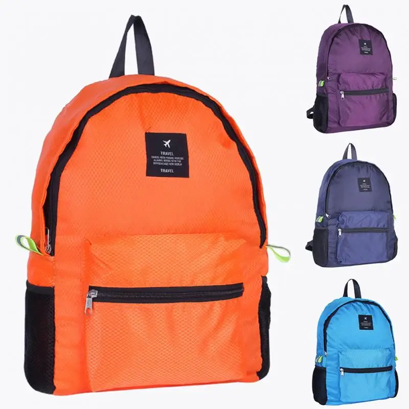 

Lightweight Nylon Foldable Backpack Student Bag Folding bag Ultralight Outdoor Pack for Women Men Travel Hiking