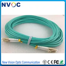 10 шт./лот, 10-метровый(33 фута) LC-LC OM3 Многомодовый Дуплекс 10G 50/125 3 мм двойной LC/PC лак, ПВХ, волоконно-оптическая Перемычка патч-корд