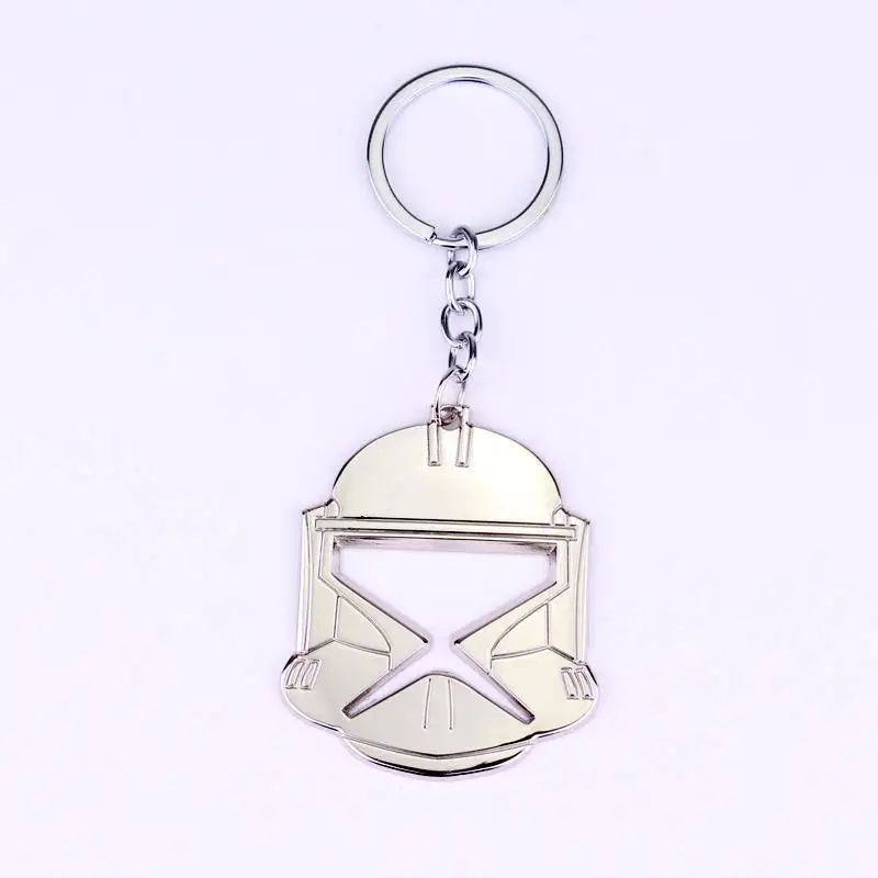 Movie Jewelry Star Wars Stormtrooper Metal Keychain Star Wars