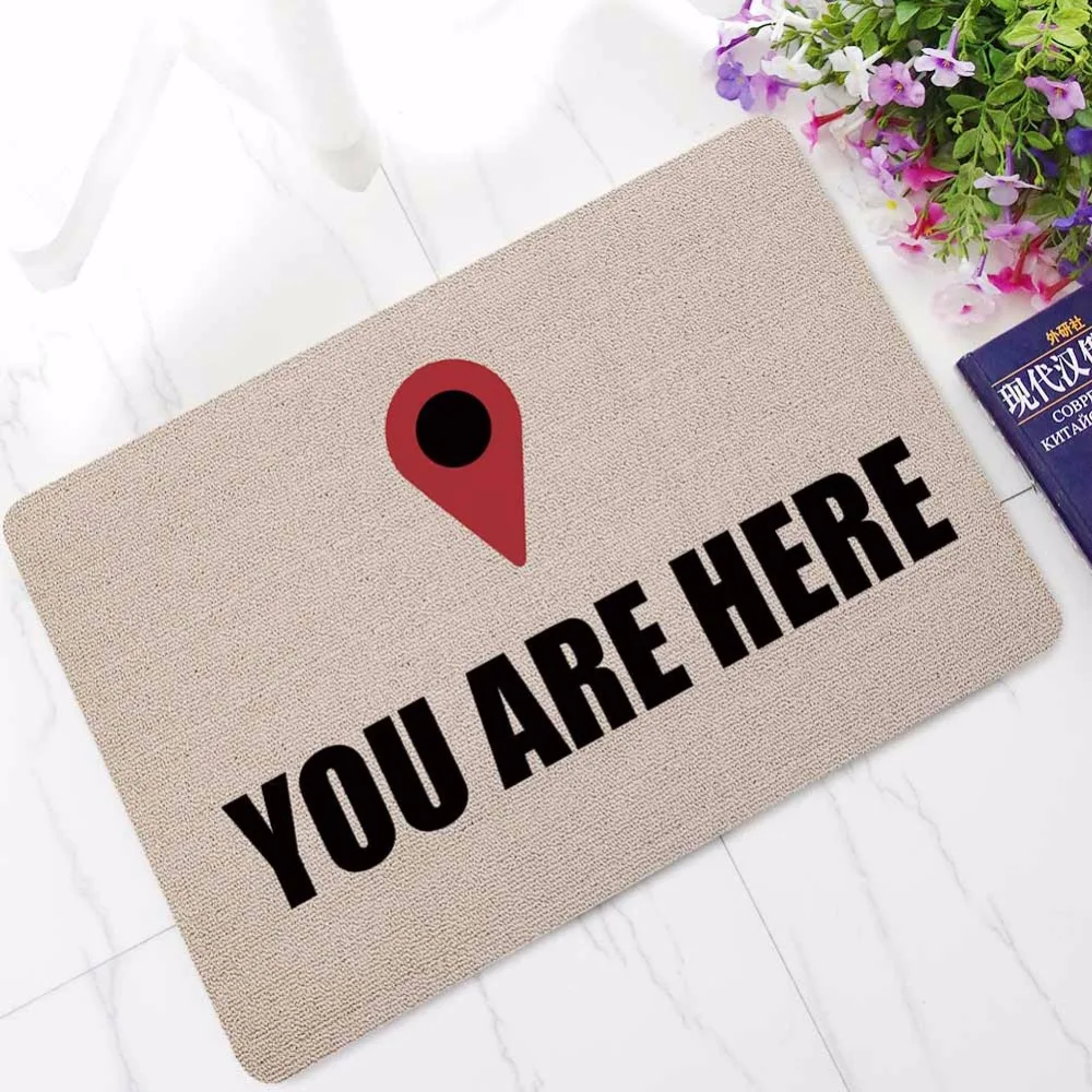 CAMMITEVER Творческий Добро пожаловать домашний вход коврик нескользящий коврик для кухни ванной походный матрац с надписью Забавный