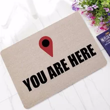 CAMMITEVER Творческий Добро пожаловать домашний вход коврик нескользящий коврик для кухни ванной походный матрац с надписью Забавный