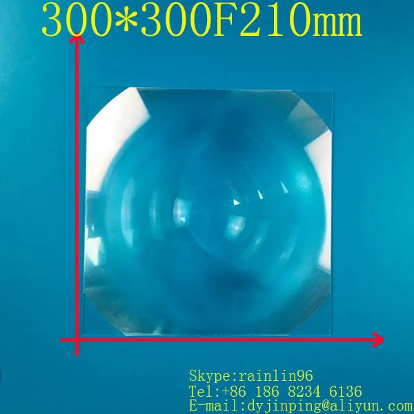 Concentrado de Amplificação Fresnel de 300 Lente Distância Focal 210 Boa Ampliação 4 – 5 Vezes Projetor Diy * 300 mm