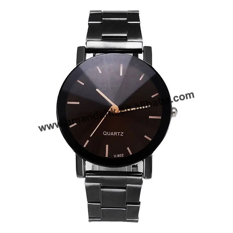 Горячая Распродажа Cretive новые металлические мужские и женские часы-браслет сплав пару модные часы VK 802