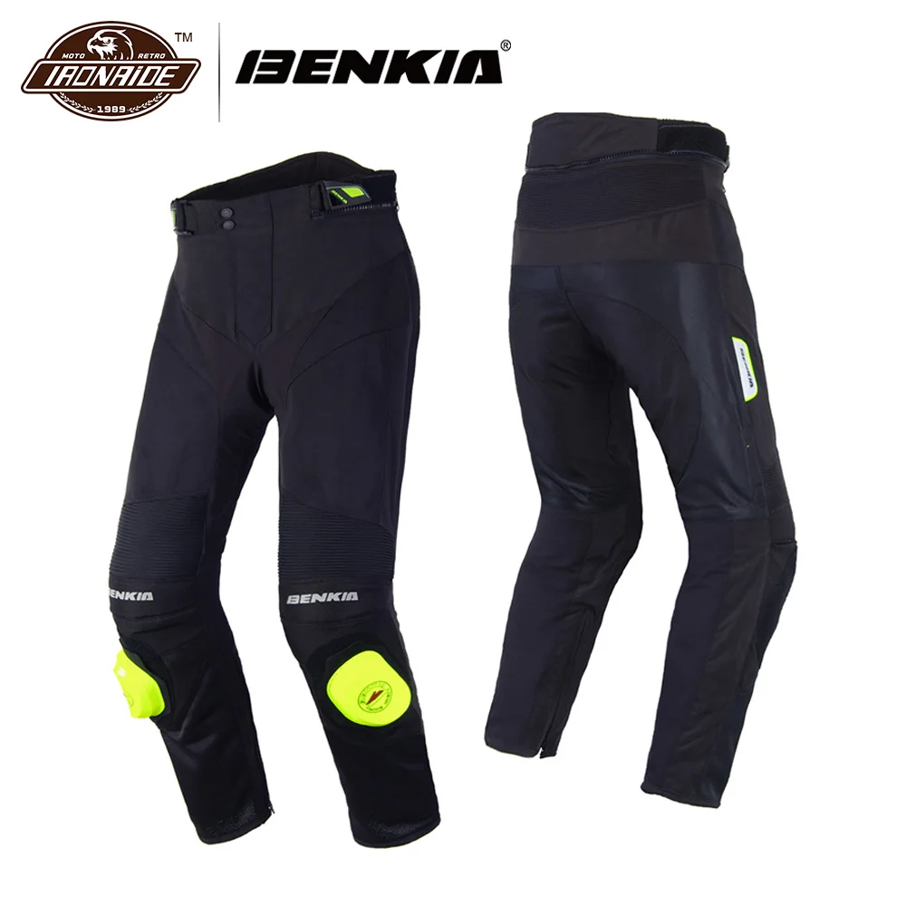 

BENKIA Spring Summer Mesh Breathable Pantalon Motocross Pants Motorcycle Racing Pants Travel Touring Riding Trousers