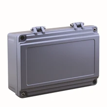 Горячая распродажа! IP66 водонепроницаемый алюминиевый ящик для электроники с петлей 100*68*50 мм