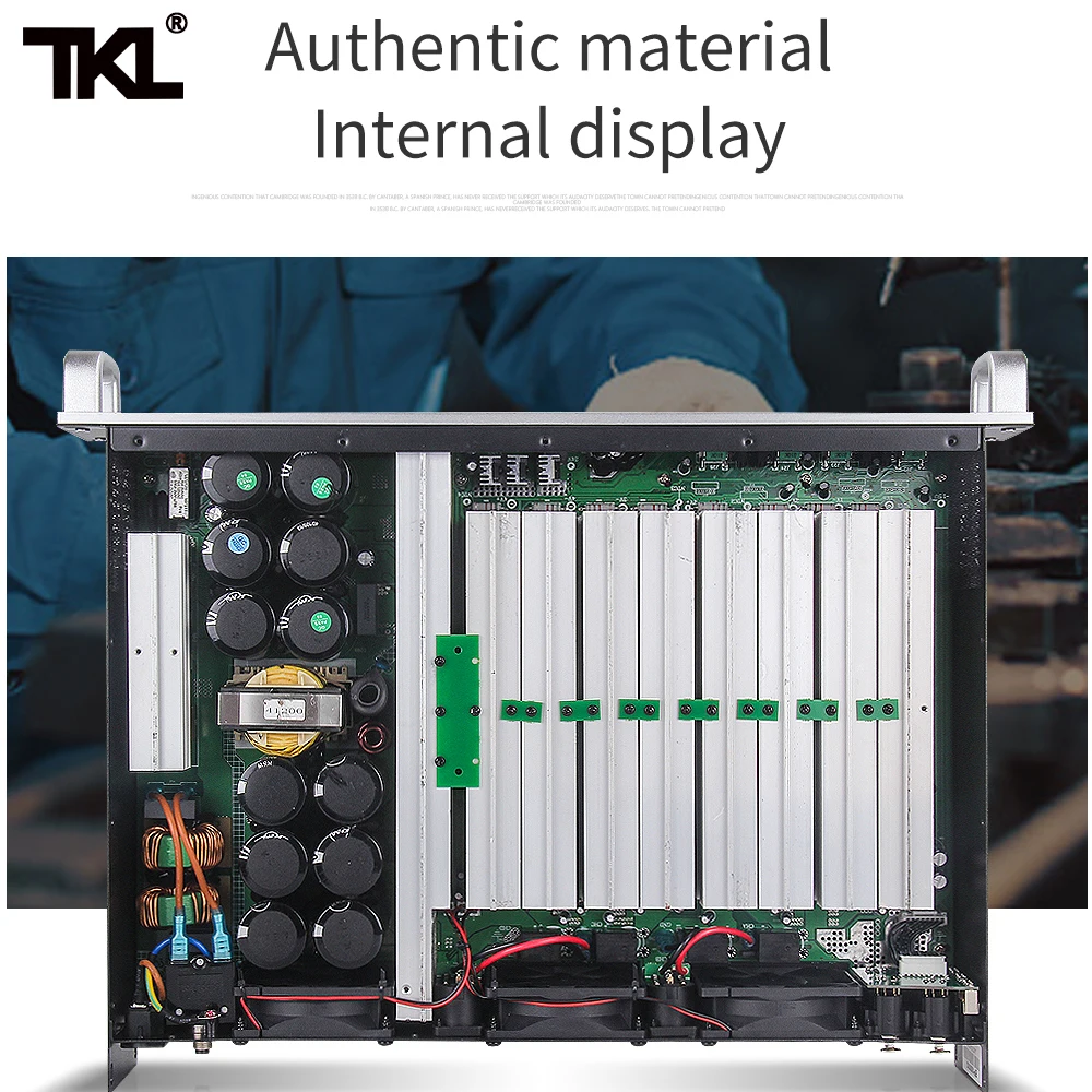 TKL PS4 professional power amplifier 1300Wx4 dj