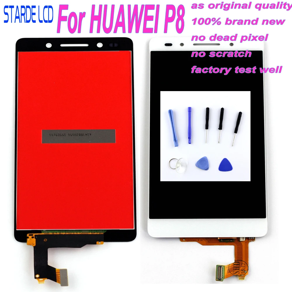 

Starde 5.2 Original LCD for HUAWEI P8 Display Touch Screen Replacement for HUAWEI P8 LCD Display GRA L09 gra-l09 gra-ul10 w+Tool
