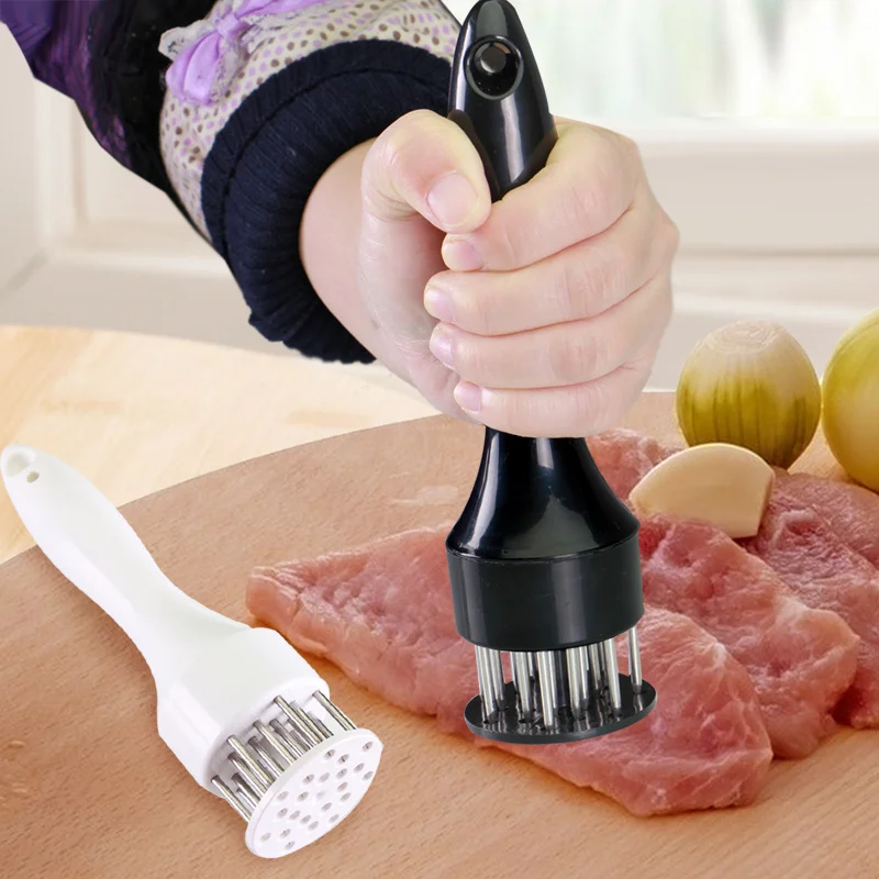 Профессиональный мясной тендеризатор из нержавеющей стали игольчатые шипы лезвия для ножей мясной буфеи молоток для отбивания мяса кухонные инструменты для приготовления пищи
