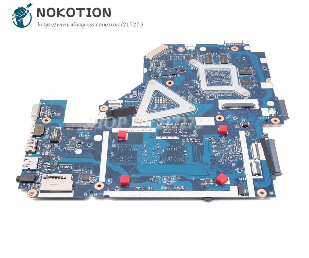 NOKOTION لشركة أيسر أسباير E5-551G اللوحة المحمول DDR3 R7 M265 A8 CPU الفيديو بطاقة Z5WAK LA-B221P NBMLE11002 ملحوظة. MLE11.003
