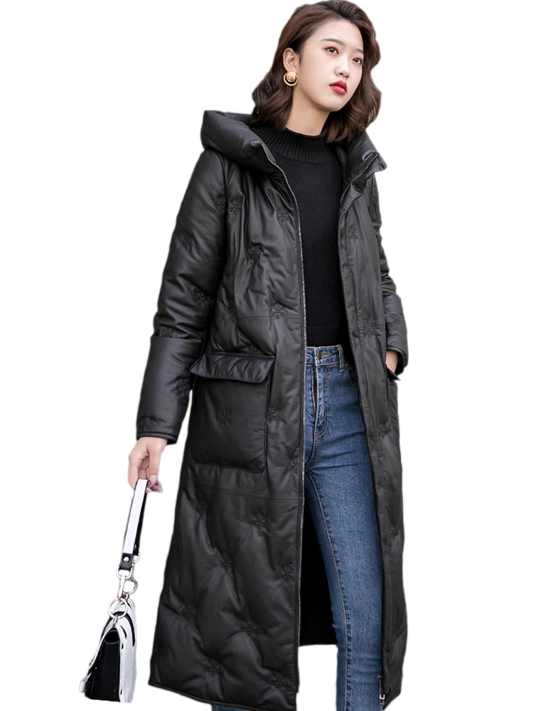 Real Genuine Leather Winter Jacket Women Tops Autumn Korean Sheepskin