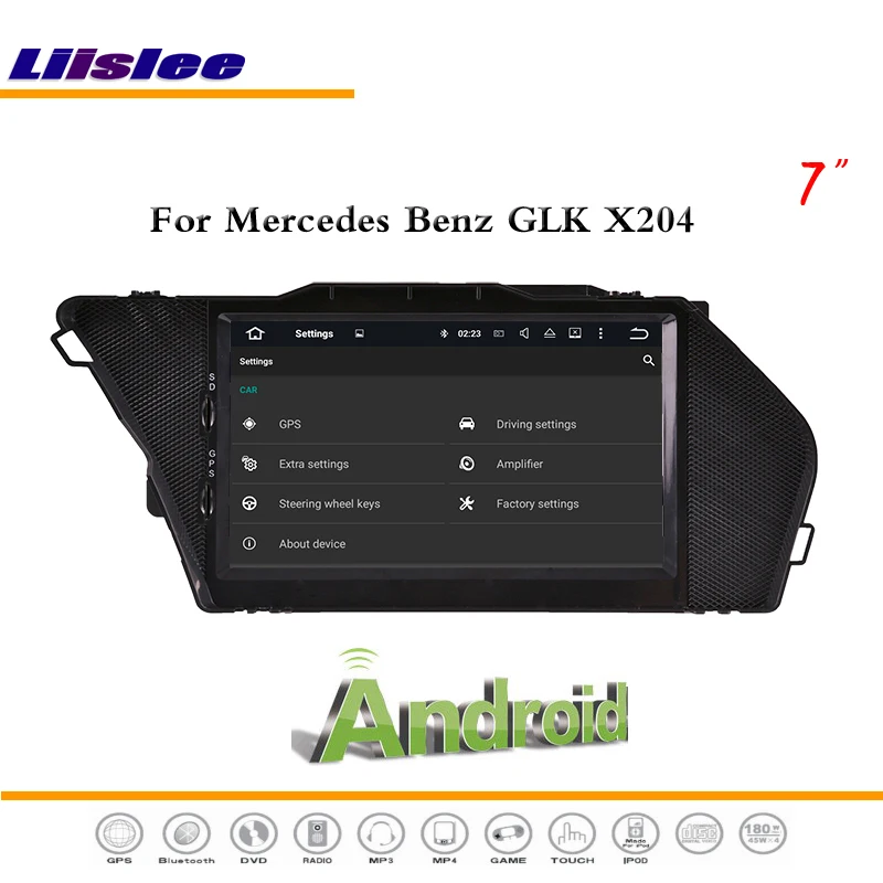 Best Liislee Android Multimedia For Mercedes Benz GLK X204 2008~2012 Radio Audio Stereo CD DVD Player GPS Map Navi Navigation System 2