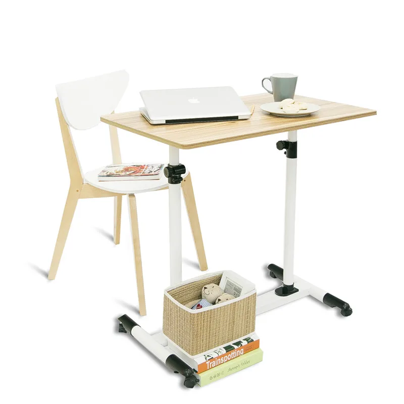 

Simple fashion modern office desk notebook computer desk children mobile lifting bed lazy computer desk free shipping