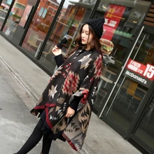 major Winter 2015 Tartan Scarf Desigual Plaid Scarf cuadros New Designer Unisex Acrylic Basic Shawls Women