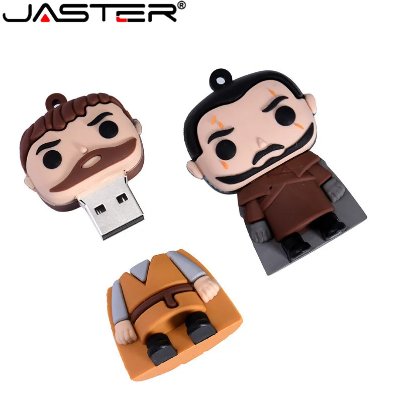 JASTER хит USB флеш-накопитель 32G "Игра престолов" карта памяти, Флеш накопитель 64G Флешка U диск 4GB 8GB 16GB 32GB 64GB