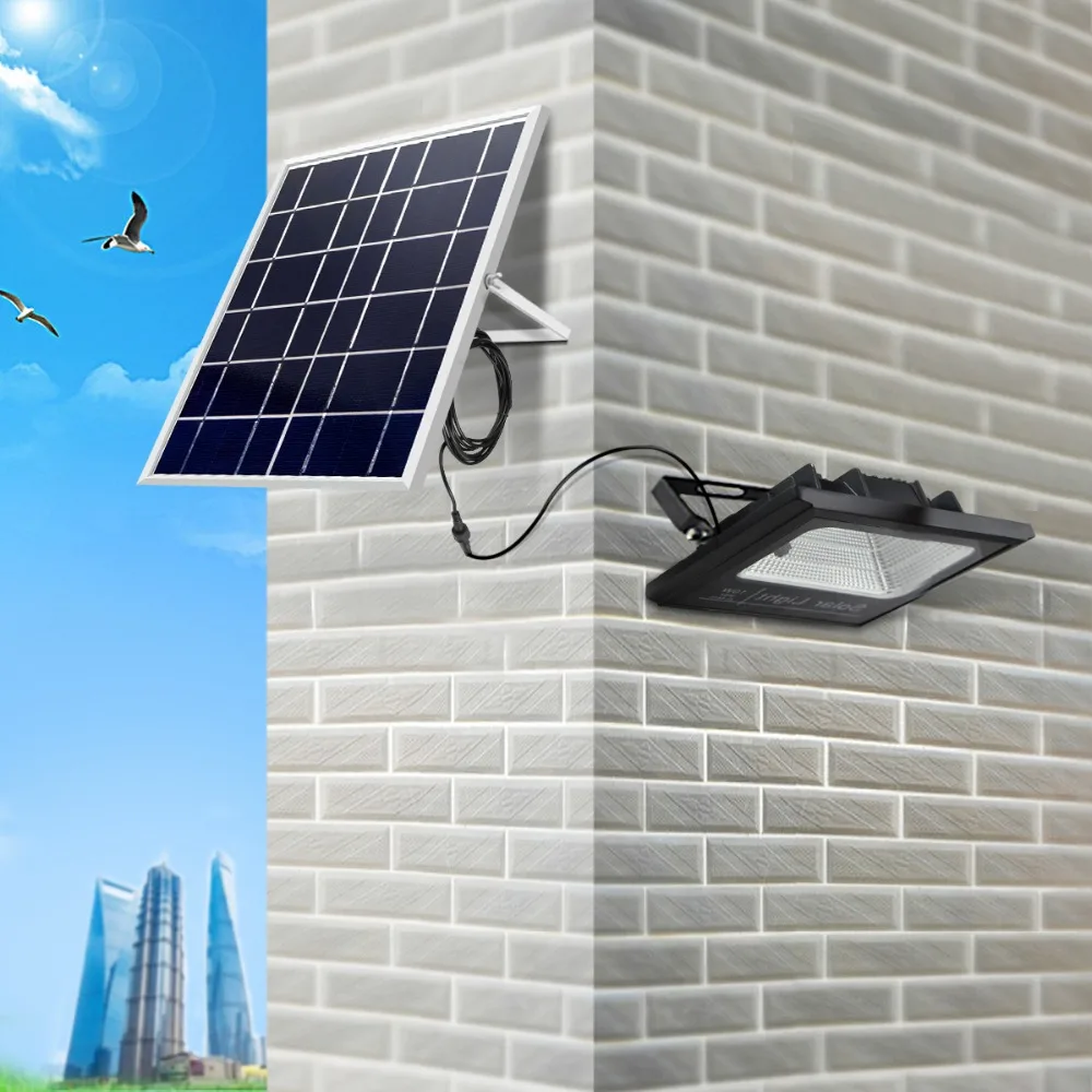

Full Watt 10W Solar Charge LED Lawn Garden Flood light Waterproof Outdoor Floodlight Aisle Road Wall lamp With Remote Control