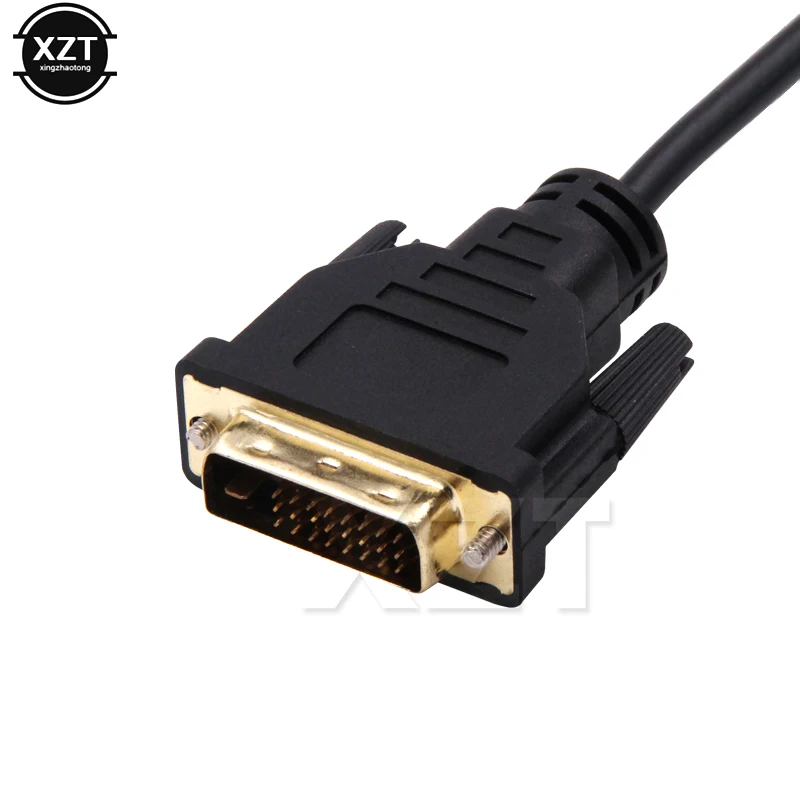 20CM Full HD 1080P DVI-D to VGA Adapter 24+1 25Pin Male to 15Pin Female Cable Converter for PC HDTV Monitor DVD TV Box Projector