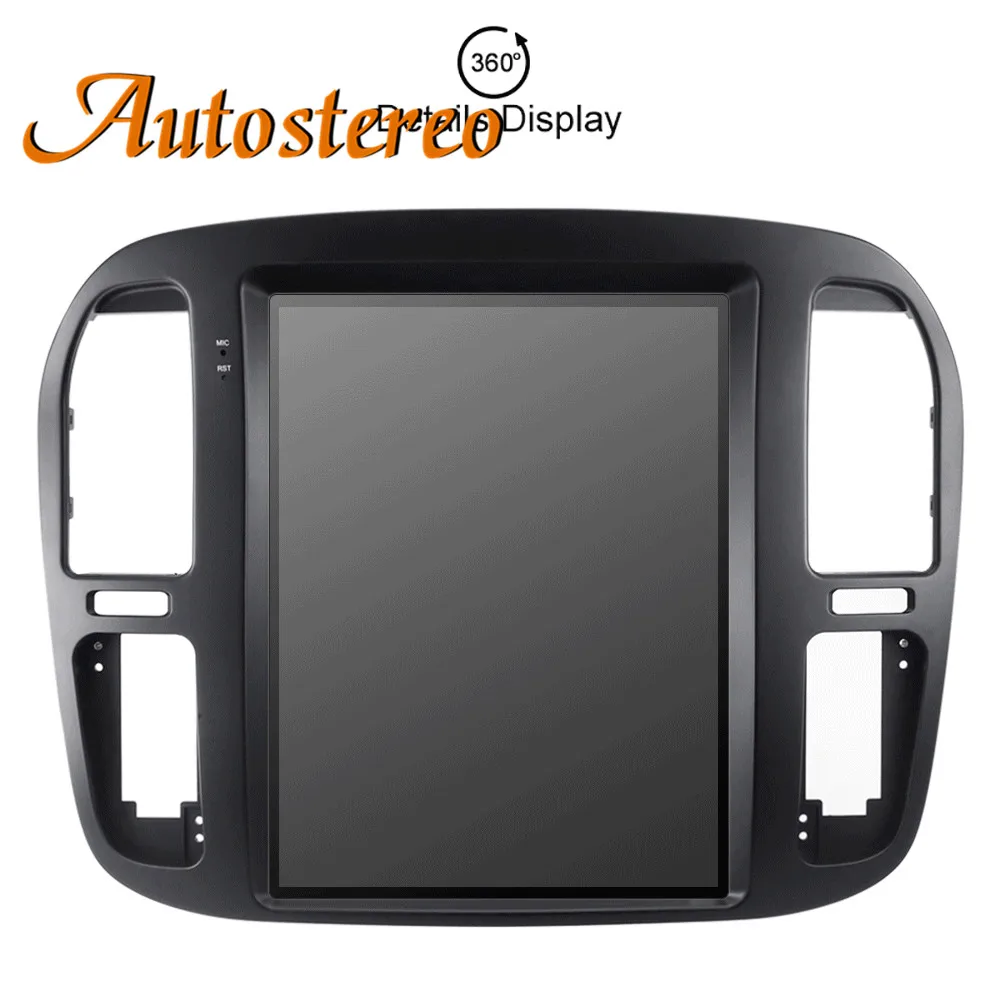 Clearance Android 9.0 Tesla style Car GPS Navigation For TOYOTA LAND CRUISER LC100 before 2002 headunit multimedia radio no car DVD player 1